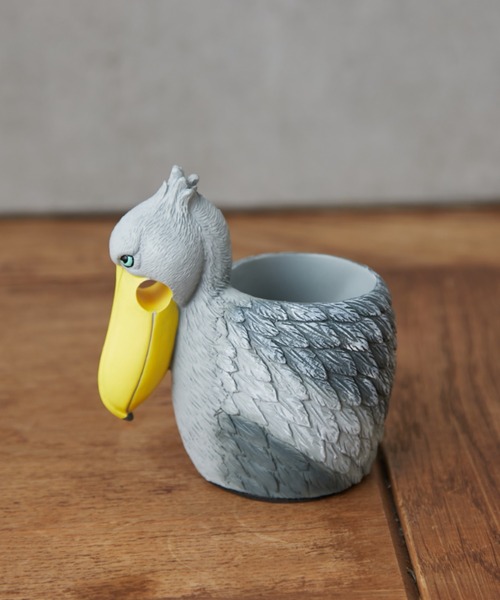 BIRTHDAY BAR（バースデイバー）の「ハシビロコウ ペンスタンド（ステーショナリー・レディース・グレー・フリー）」の11枚目の写真