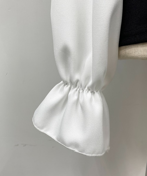 PICCIN（ピッチン）の「フラワーレースカットプルオーバー（Tシャツ/カットソー・レディース・ブラック/オフホワイト・M/L）」の21枚目の写真