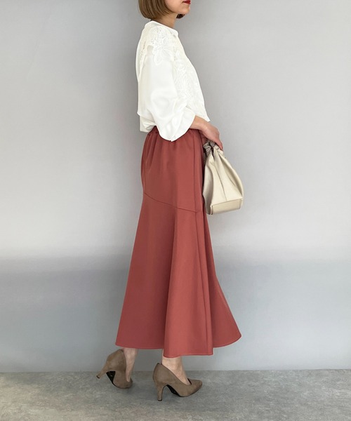 PICCIN（ピッチン）の「フラワーレースカットプルオーバー（Tシャツ/カットソー・レディース・ブラック/オフホワイト・M/L）」の16枚目の写真