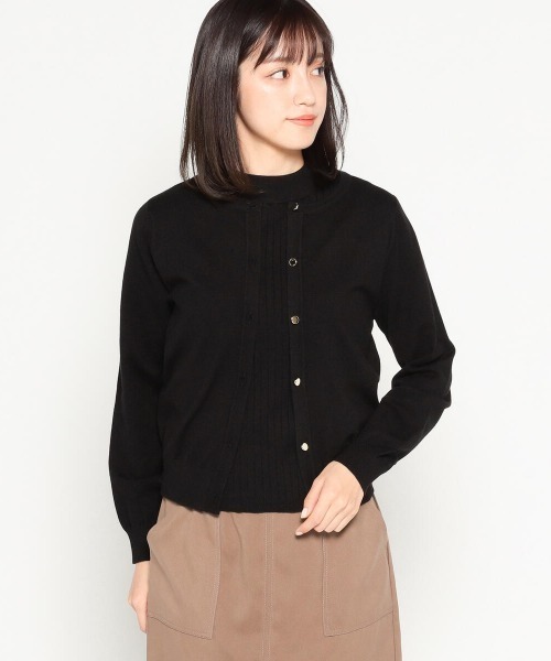 MISCH MASCH（ミッシュマッシュ）の「ラウンドネックアンサンブル（アンサンブル・レディース・ホワイト/ブラック/ボルドー/モカ・MEDIUM）」の3枚目の写真