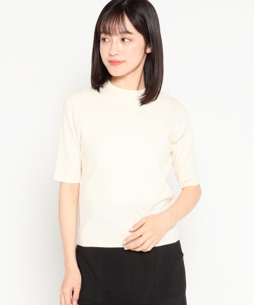 MISCH MASCH（ミッシュマッシュ）の「ラウンドネックアンサンブル（アンサンブル・レディース・ホワイト/ブラック/ボルドー/モカ・MEDIUM）」の20枚目の写真