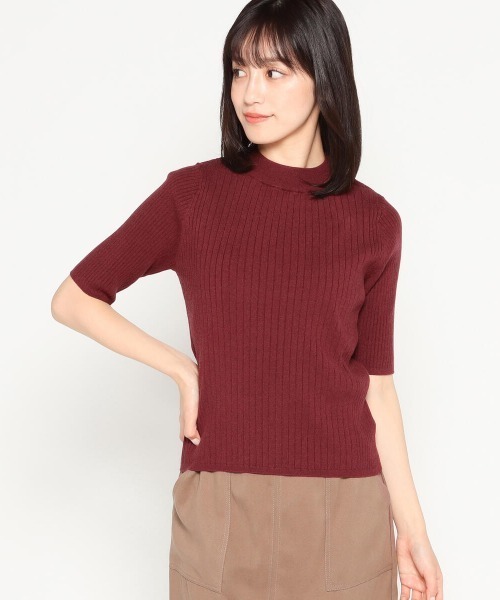 MISCH MASCH（ミッシュマッシュ）の「ラウンドネックアンサンブル（アンサンブル・レディース・ホワイト/ブラック/ボルドー/モカ・MEDIUM）」の22枚目の写真