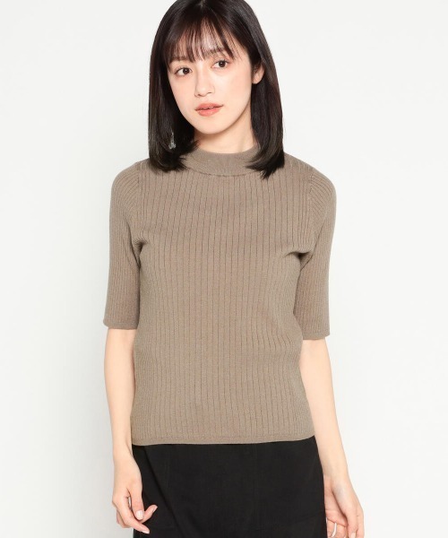 MISCH MASCH（ミッシュマッシュ）の「ラウンドネックアンサンブル（アンサンブル・レディース・ホワイト/ブラック/ボルドー/モカ・MEDIUM）」の13枚目の写真