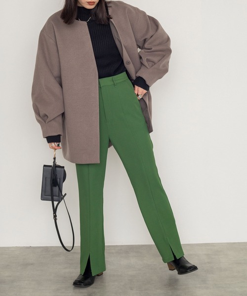w closet（ダブルクローゼット）の「エコウールノーカラー