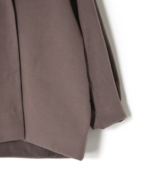 w closet（ダブルクローゼット）の「エコウールノーカラーショートコート（ノーカラーコート・レディース・ミント・FREE）」の20枚目の写真