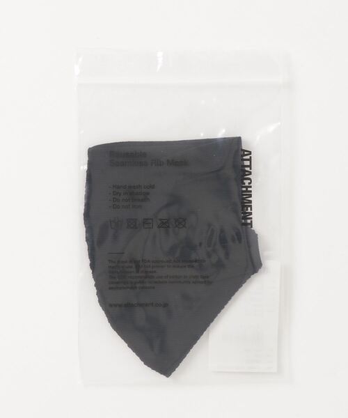 ATTACHMENT(アタッチメント)の「ニットマスク / VIS/NY KNIT MASK(マスク・メンズ・ライトグレー/ブラック・FREE)」の4枚目の写真