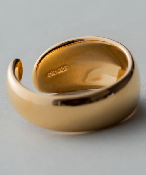 ete(エテ)の「○セットアップ ビジュー リングカフ(リング・レディース・イエローゴールド・S/M)」の7枚目の写真
