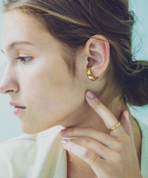 ete(エテ)の「○セットアップ ビジュー リングカフ(リング・レディース・イエローゴールド・S/M)」の4枚目の写真