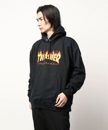 【THRASHER/スラッシャー】FLAME HOOD SWEAT(UN)
