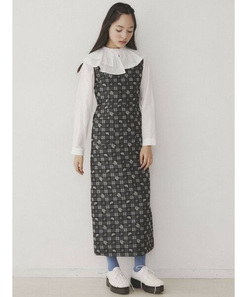 merry jenny（メリージェニー）の「ダブルアシメカラーブラウス（シャツ/ブラウス・レディース・オフホワイト/ブラック・FREE）」の7枚目の写真