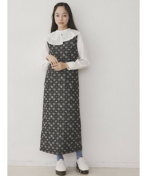 merry jenny（メリージェニー）の「ダブルアシメカラーブラウス（シャツ/ブラウス・レディース・オフホワイト/ブラック・FREE）」の8枚目の写真