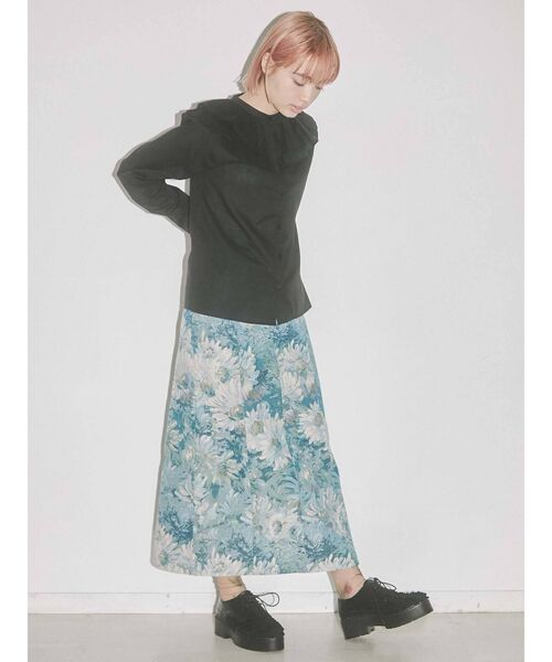 merry jenny（メリージェニー）の「ダブルアシメカラーブラウス（シャツ/ブラウス・レディース・オフホワイト/ブラック・FREE）」の13枚目の写真