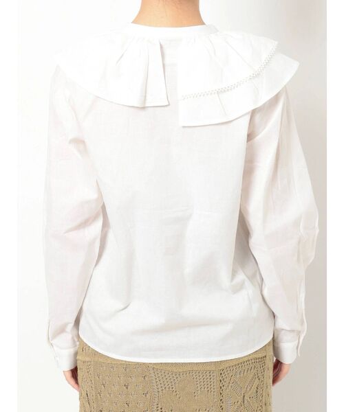 merry jenny（メリージェニー）の「ダブルアシメカラーブラウス（シャツ/ブラウス・レディース・オフホワイト/ブラック・FREE）」の20枚目の写真