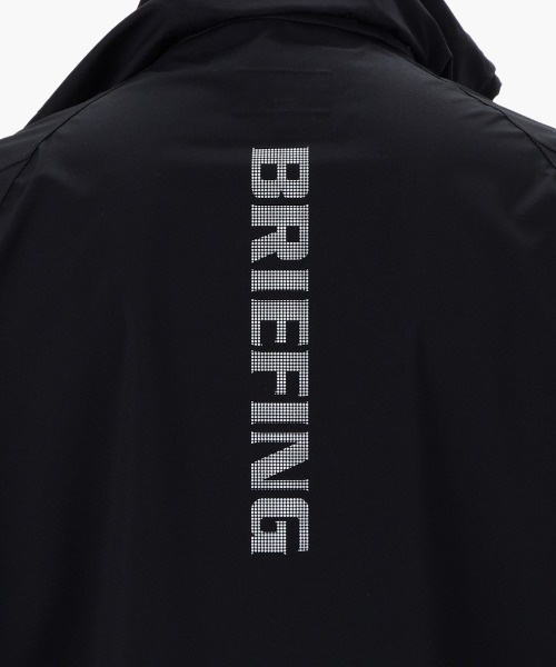 BRIEFING（ブリーフィング）の「【ブリーフィングゴルフ】MENS WATER PROOF FZ JACKET/メンズウォータープルーフFZジャケット（ナイロンジャケット・メンズ・ブラック/グレー・M/L）」の4枚目の写真