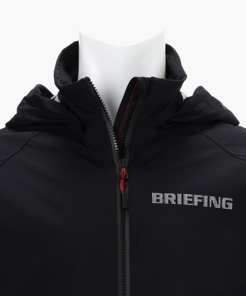 BRIEFING（ブリーフィング）の「【ブリーフィングゴルフ】MENS WATER PROOF FZ JACKET/メンズウォータープルーフFZジャケット（ナイロンジャケット・メンズ・ブラック/グレー・M/L）」の6枚目の写真