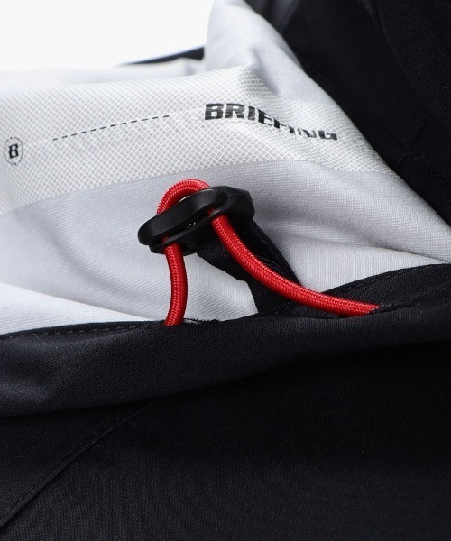 BRIEFING（ブリーフィング）の「【ブリーフィングゴルフ】MENS WATER PROOF FZ JACKET/メンズウォータープルーフFZジャケット（ナイロンジャケット・メンズ・ブラック/グレー・M/L）」の7枚目の写真