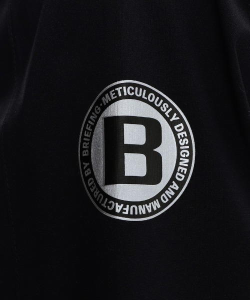 BRIEFING（ブリーフィング）の「【ブリーフィングゴルフ】MENS WATER PROOF FZ JACKET/メンズウォータープルーフFZジャケット（ナイロンジャケット・メンズ・ブラック/グレー・M/L）」の12枚目の写真
