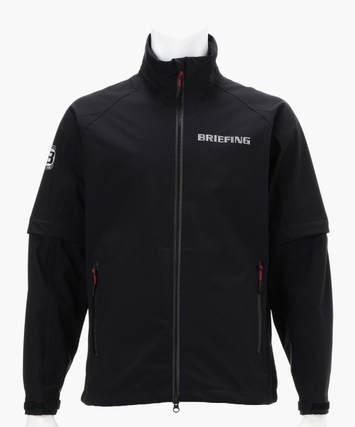 BRIEFING（ブリーフィング）の「【ブリーフィングゴルフ】MENS WATER PROOF FZ JACKET/メンズウォータープルーフFZジャケット（ナイロンジャケット・メンズ・ブラック/グレー・M/L）」の16枚目の写真
