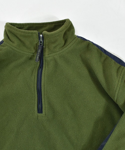 OLD NAVY(オールドネイビー)の「【ヴィンテージ古着】Y2K OLD NAVY/オールドネイビー ハーフジップ フリースジャケット(ブルゾン・メンズ・グリーン・XX-LARGE)」の6枚目の写真