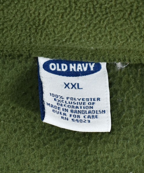OLD NAVY(オールドネイビー)の「【ヴィンテージ古着】Y2K OLD NAVY/オールドネイビー ハーフジップ フリースジャケット(ブルゾン・メンズ・グリーン・XX-LARGE)」の3枚目の写真