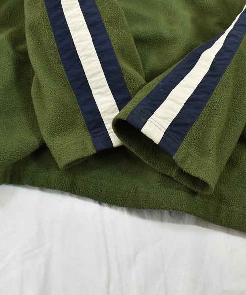 OLD NAVY(オールドネイビー)の「【ヴィンテージ古着】Y2K OLD NAVY/オールドネイビー ハーフジップ フリースジャケット(ブルゾン・メンズ・グリーン・XX-LARGE)」の2枚目の写真