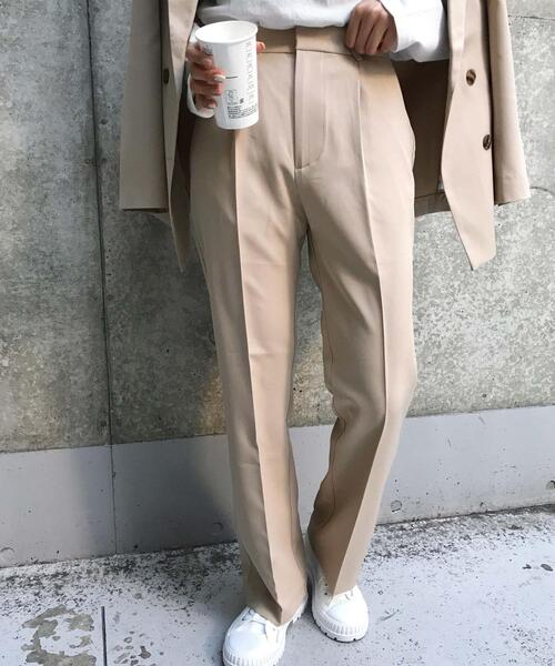 INGNI(イング)の「センタープレス/パンツ(セットアップ対応)(その他パンツ・レディース・ブラック/レッド/オレンジ/イエロー/グリーン/ベージュ/ブラウン系その他2/アイボリー・FREE)」の14枚目の写真