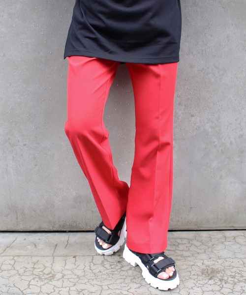 INGNI(イング)の「センタープレス/パンツ(セットアップ対応)(その他パンツ・レディース・ブラック/レッド/オレンジ/イエロー/グリーン/ベージュ/ブラウン系その他2/アイボリー・FREE)」の7枚目の写真