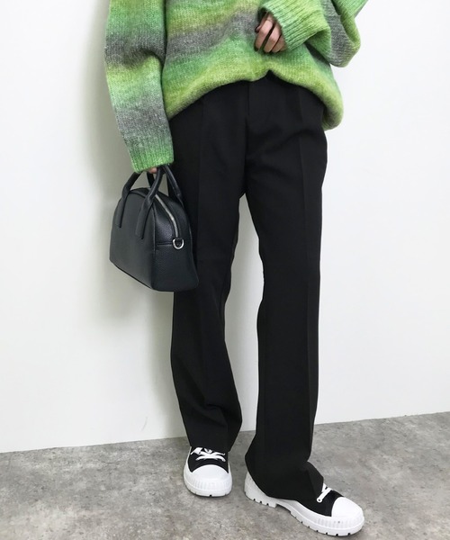 INGNI(イング)の「センタープレス/パンツ(セットアップ対応)(その他パンツ・レディース・ブラック/レッド/オレンジ/イエロー/グリーン/ベージュ/ブラウン系その他2/アイボリー・FREE)」の3枚目の写真