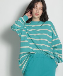 niko and... | マルチボーダービッグビッグT(Tシャツ/カットソー)