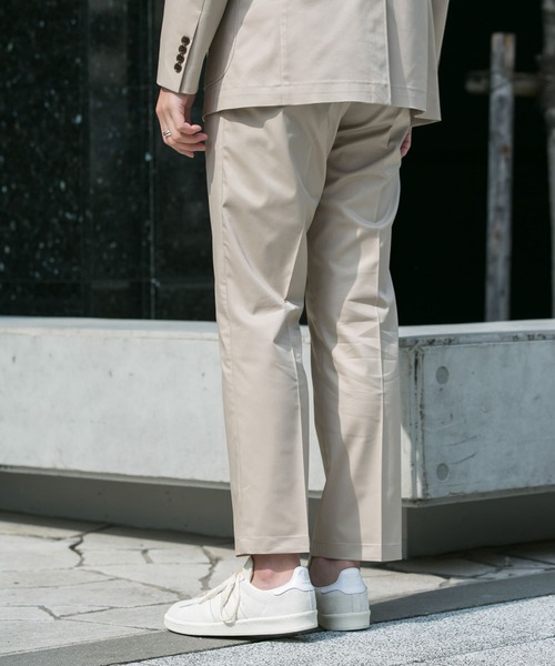 URBAN RESEARCH DOORS（アーバンリサーチドアーズ）の「LIFE STYLE TAILOR　ストレッチコットンパンツ（スーツパンツ・メンズ・ブラウン/ベージュ・46/50/44/48）」の6枚目の写真