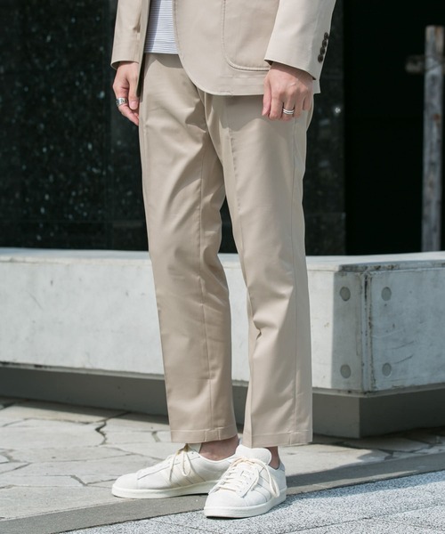 URBAN RESEARCH DOORS（アーバンリサーチドアーズ）の「LIFE STYLE TAILOR　ストレッチコットンパンツ（スーツパンツ・メンズ・ブラウン/ベージュ・46/50/44/48）」の8枚目の写真