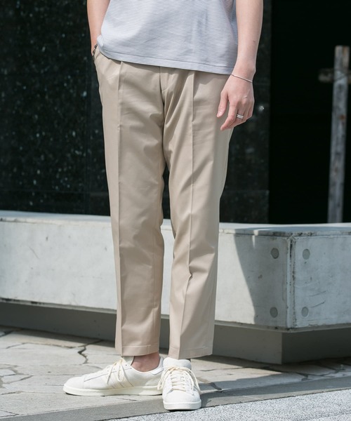 URBAN RESEARCH DOORS（アーバンリサーチドアーズ）の「LIFE STYLE TAILOR　ストレッチコットンパンツ（スーツパンツ・メンズ・ブラウン/ベージュ・46/50/44/48）」の10枚目の写真