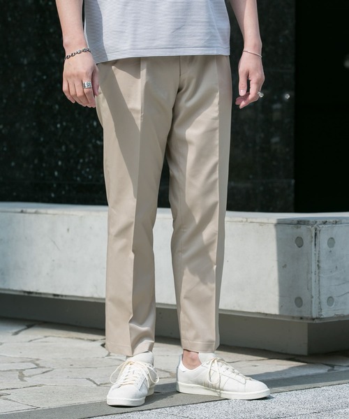 URBAN RESEARCH DOORS（アーバンリサーチドアーズ）の「LIFE STYLE TAILOR　ストレッチコットンパンツ（スーツパンツ・メンズ・ブラウン/ベージュ・46/50/44/48）」の11枚目の写真