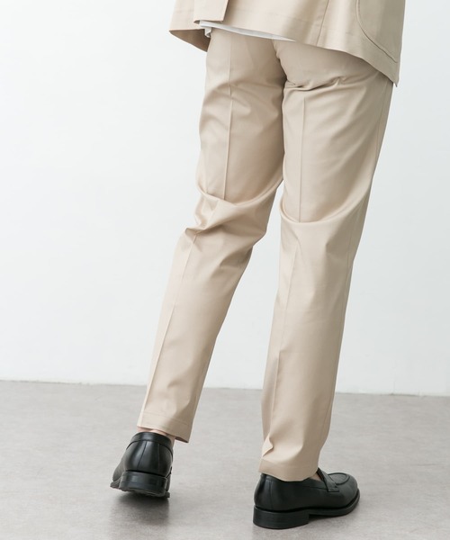 URBAN RESEARCH DOORS（アーバンリサーチドアーズ）の「LIFE STYLE TAILOR　ストレッチコットンパンツ（スーツパンツ・メンズ・ブラウン/ベージュ・46/50/44/48）」の19枚目の写真