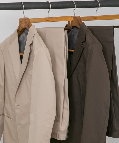 URBAN RESEARCH DOORS（アーバンリサーチドアーズ）の「LIFE STYLE TAILOR　ストレッチコットンパンツ（スーツパンツ・メンズ・ブラウン/ベージュ・46/50/44/48）」の22枚目の写真