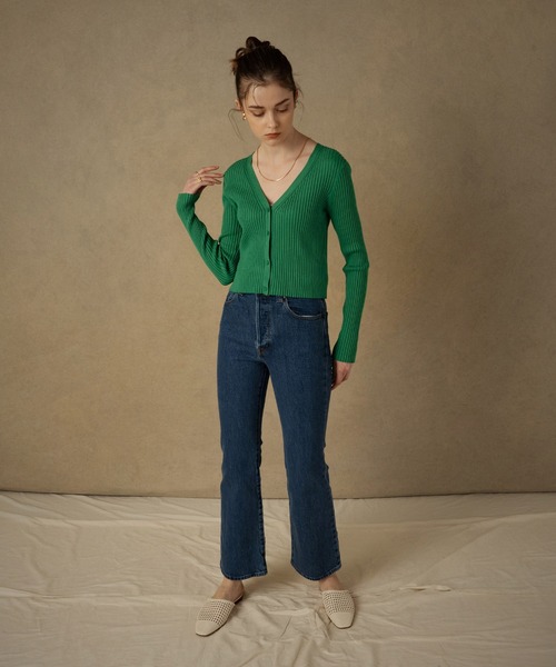 Levi's(リーバイス)の「Levi's(R) RED RIBCAGE BOOT SPACE CONTINUUM STRETCH(デニムパンツ・レディース・ダークインディゴブルー・27inch/24inch/23inch/25inch/26inch/30inch/29inch/28inch)」の4枚目の写真