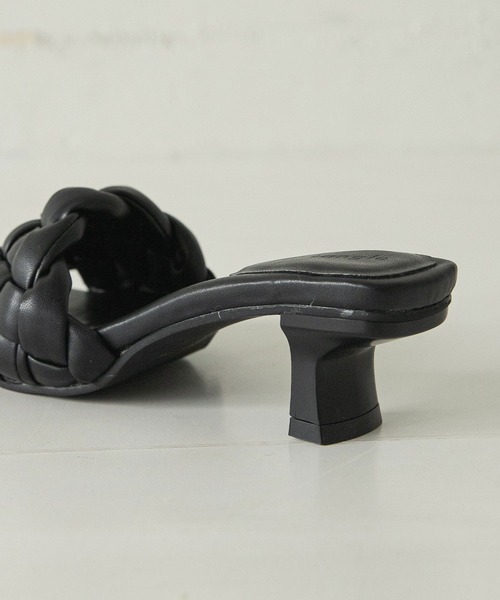 rectangle（レクタングル）の「キルティングサンダル（サンダル・レディース・アイボリー/ブラック/グリーン・LARGE/MEDIUM/SMALL）」の9枚目の写真