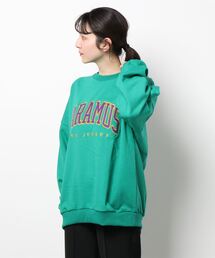 ZOMBIE/PARAMUS KOREA COLLEGE LOGO CREW NECK SWEAT SHIRTS / パラマス カレッジロゴ クルーネック スウェットシャツ No.01