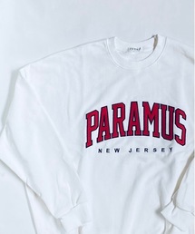 ZOMBIE/PARAMUS KOREA COLLEGE LOGO CREW NECK SWEAT SHIRTS / パラマス カレッジロゴ クルーネック スウェットシャツ No.01