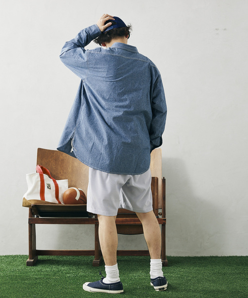 JOURNAL STANDARD relume(ジャーナルスタンダード レリューム)の「サッカーイージーショートパンツ(その他パンツ・メンズ・ブラック/ベージュ/ブルー・MEDIUM/LARGE)」の9枚目の写真