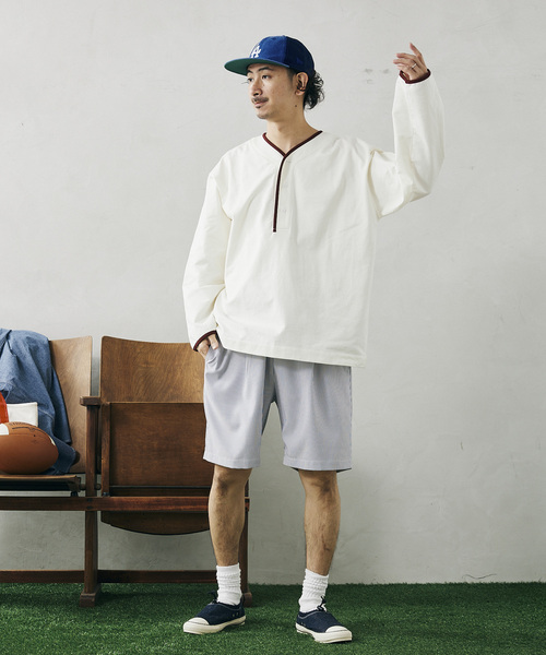 JOURNAL STANDARD relume(ジャーナルスタンダード レリューム)の「サッカーイージーショートパンツ(その他パンツ・メンズ・ブラック/ベージュ/ブルー・MEDIUM/LARGE)」の13枚目の写真