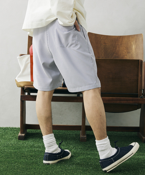 JOURNAL STANDARD relume(ジャーナルスタンダード レリューム)の「サッカーイージーショートパンツ(その他パンツ・メンズ・ブラック/ベージュ/ブルー・MEDIUM/LARGE)」の16枚目の写真