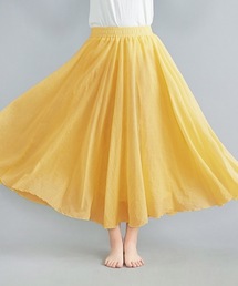 Doux Belle（ドゥーベル）の「ドレープを楽しむフレアロングスカート（スカート）」