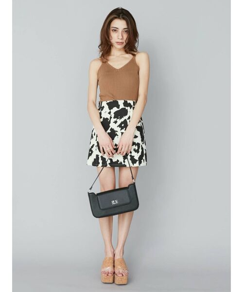 EVRIS（エヴリス）の「サイドベルトツイルミニスカート（スカート・レディース・ブラック/パープル/その他1・SMALL/MEDIUM）」の4枚目の写真