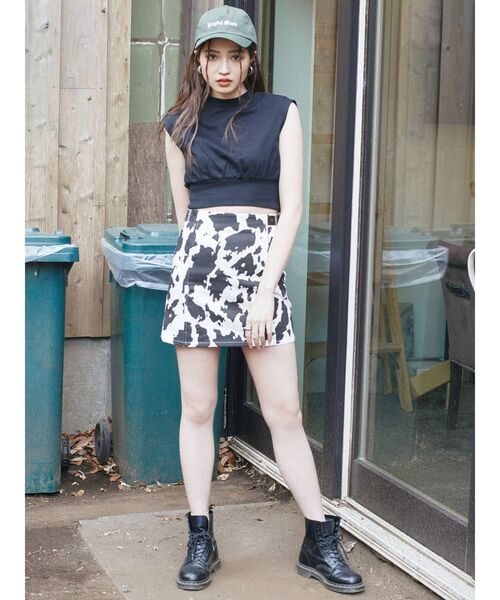 EVRIS（エヴリス）の「サイドベルトツイルミニスカート（スカート・レディース・ブラック/パープル/その他1・SMALL/MEDIUM）」の18枚目の写真