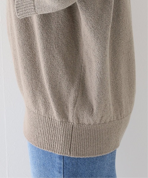 JOURNAL STANDARD relume(ジャーナルスタンダード レリューム)の「コットンスラブ天竺ポロシャツ(ポロシャツ・レディース・ホワイト/ブラウン系その他・FREE)」の9枚目の写真