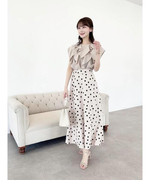 HALUHIROINE（ハルヒロイン）の「ラッフルブラウス（シャツ/ブラウス・レディース・ライトブルー/ベージュ/ライトピンク・FREE）」の11枚目の写真