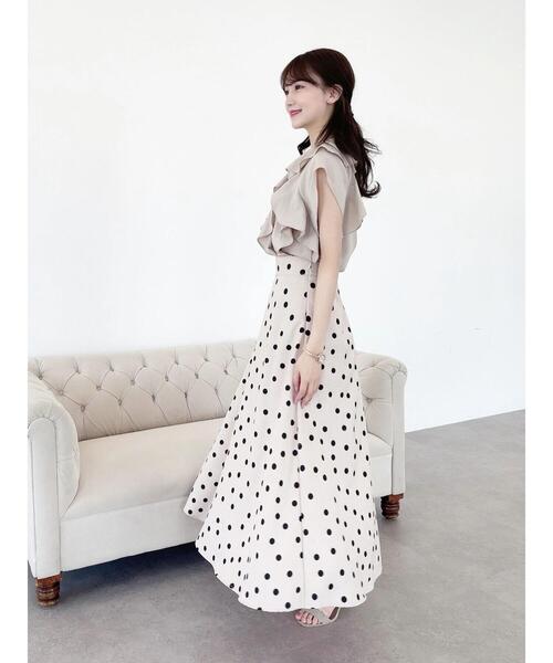 HALUHIROINE（ハルヒロイン）の「ラッフルブラウス（シャツ/ブラウス・レディース・ライトブルー/ベージュ/ライトピンク・FREE）」の12枚目の写真