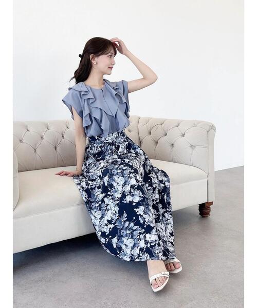 HALUHIROINE（ハルヒロイン）の「ラッフルブラウス（シャツ/ブラウス・レディース・ライトブルー/ベージュ/ライトピンク・FREE）」の17枚目の写真