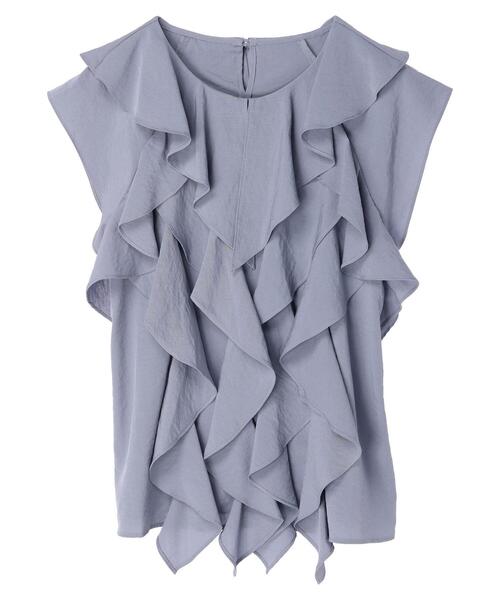 HALUHIROINE（ハルヒロイン）の「ラッフルブラウス（シャツ/ブラウス・レディース・ライトブルー/ベージュ/ライトピンク・FREE）」の22枚目の写真